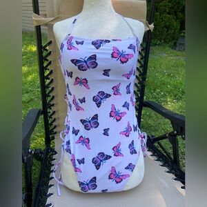 Butterfly Side Lace one piece